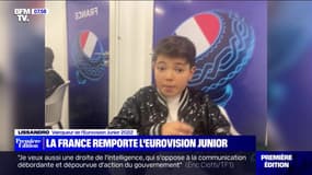"Il n'y a pas de mots pour définir cette joie": Lissandro réagit après sa victoire à l'Eurovision Junior