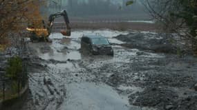 Une coulée de boue a touché la commune de Fréterive en Savoie le 24 novembre 2025.