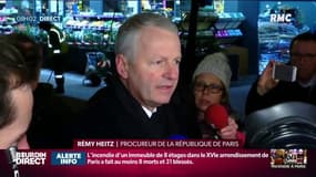 Incendie à Paris: "La piste criminelle est privilégiée" assure Rémy Heitz, procureur de la République de Paris