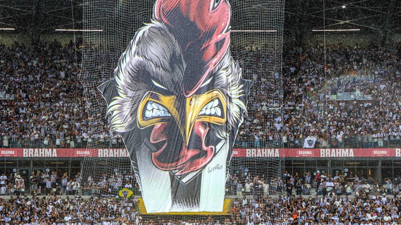 Les supporters de l'Atlético Mineiro le 12 décembre 2021.