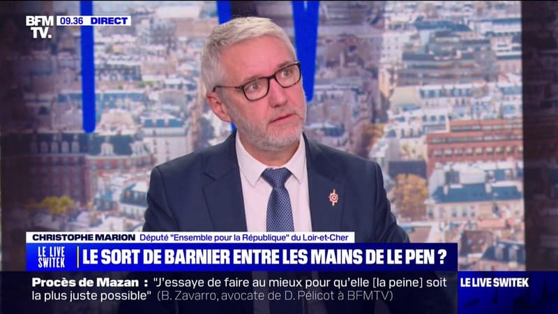 Budget 2025: le député Christophe Marion (Ensemble pour la République) évoque 