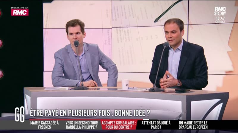 Acompte sur salaire: "Cette histoire de salaire différé est évidemment un truc bidon inventé par la gauche", affirme Jean-Loup Bonnamy