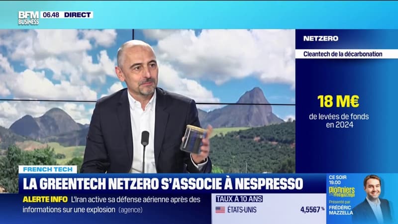 La greentech Netzero s'associe à Nespresso