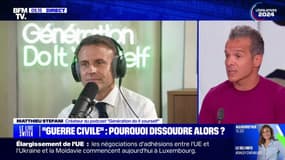 "Je l'ai trouvé très combatif": Matthieu Stefani revient sur son interview d'Emmanuel Macron pour son podcast