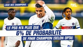 Ligue des Champions : le PSG n’a plus que 6% de probabilité de finir champion (selon Opta)