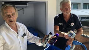 L'aéroport de Nice et les bénévoles des Restos du Cœur lors d'une collecte de produits donnés au passage de sûreté, en 2024.