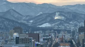 La ville japonaise de Sapporo, située sur l'île de Hokkaido, le 5 février 2015 (Photo d'illustration)