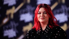 La chanteuse Louane aux NRJ Music Awards à Cannes, le 1er novembre 2024.