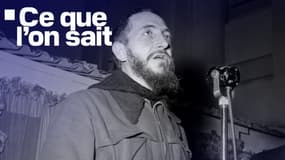 L'Abbé Pierre, photographié ici en 1954, est aujourd'hui accusé d'agressions sexuelles.