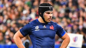 Antoine Dupont lors de France-Afrique du Sud, le 15 octobre 2023