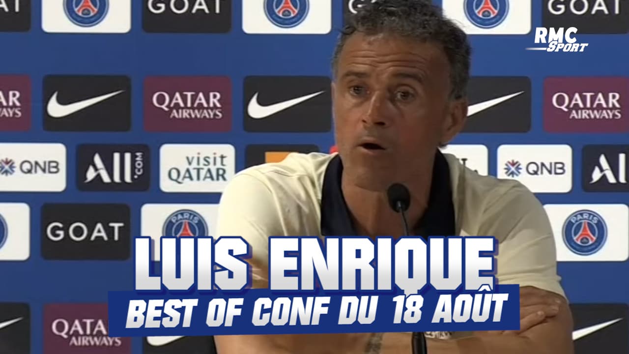 PSG : Le Meilleur De La Conf' De Luis Enrique Du 18 Août