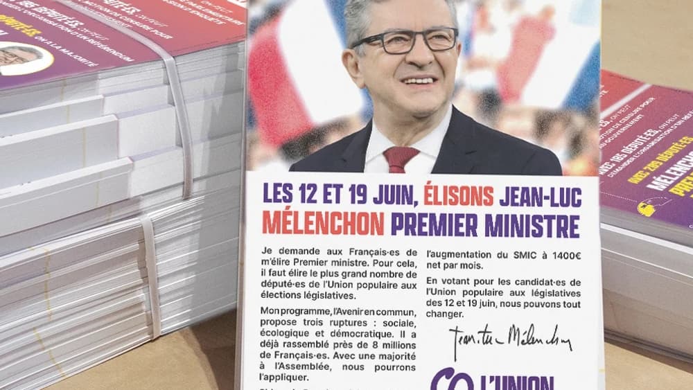 Tract Mélenchon législatives 2022