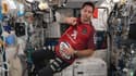 Thomas Pesquet supporter de Toulouse, dans l'espace