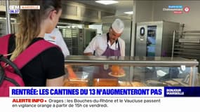 Le prix de la cantine n'augmentera pas cette année dans les Bouches-du-Rhône