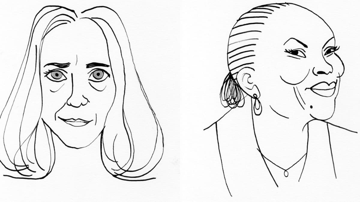 Virginie Despentes et Christiane Taubira par Pénélope Bagieu Virginie Despentes et Christiane Taubira par Pénélope Bagieu