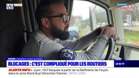 Blocages dans le Rhône: une situation compliquée pour les routiers