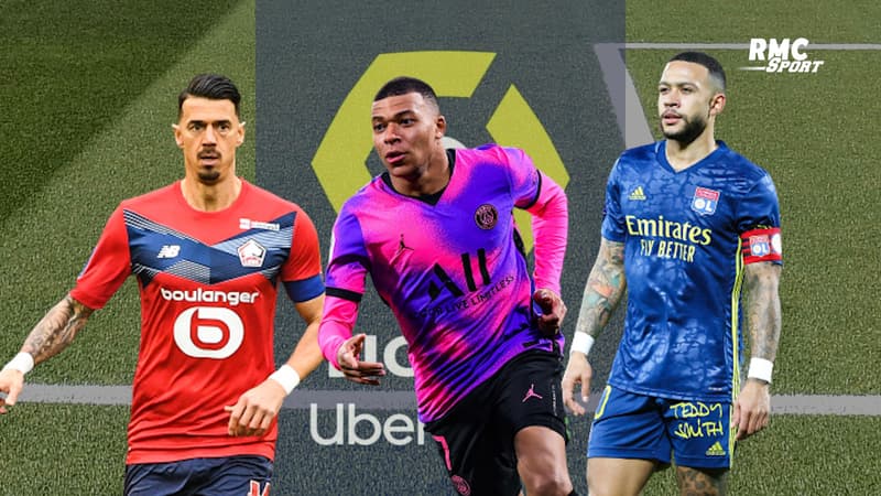 Ligue 1 : L'évolution du classement de la J10 à la J30