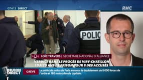 10 à 20 ans de réclusion requis dans le procès des policiers brûlés à Viry-Châtillon: "Ça sonne comme une contradiction", dénonce un syndicat de police sur RMC 