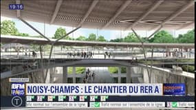 RER A: le délicat chantier de la Gare de Noisy-Champs 