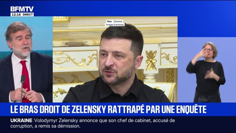 Ukraine: Zelensky limoge son bras droit accusé de corruption