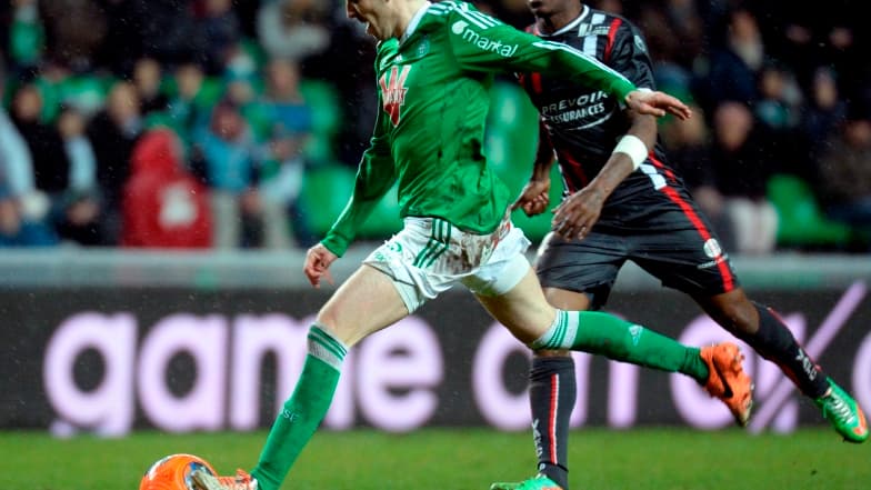 Corgnet, buteur avec Saint-Etienne