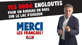 Merci les Français - 155 000 euros engloutis pour un radeau en bois sur le lac d’Eguzon