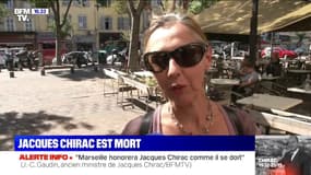 "C'était un président gentil dans son regard": Des Marseillais réagissent après la mort de Jacques Chirac