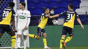 Wissam Ben Yedder lors du match OL-Monaco, à Lyon le 21 avril 2021