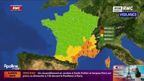 Canicule: 14 départements toujours en vigilance orange