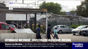 Vive colère après l'incendie d'un gymnase au Blanc-Mesnil