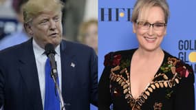 Donald Trump et Meryl Streep. 