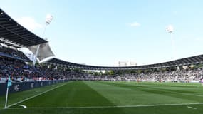Le stade Charléty lors du match Paris FC-AC Ajaccio (2-0, L2), le 10 mai 2025