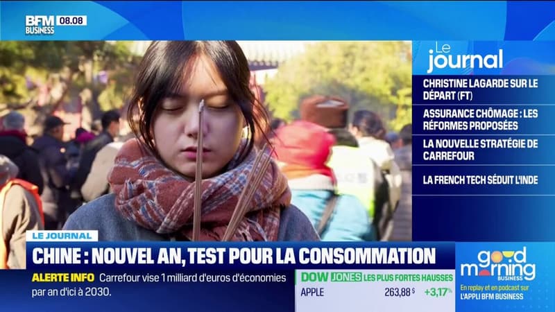 En Chine, le nouvel an est un test pour la consommation