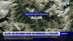 Alpes-de-Haute-Provence: un incendie se déclare dans un immeuble à Allos