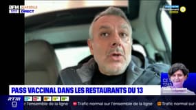 Pass vaccinal: Patrice Malek de l'UMIH 13 affirme que "les restaurants souffrent de plus en plus"