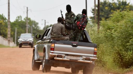 Des soldats mutins, le 15 mai 2017 à Bouaké en Côte d'Ivoire