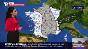 Un temps très perturbé va toucher la France dans la nuit de mardi à mercredi avec des rafales de vent jusqu'à 120 km/h