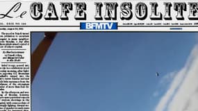 Cet objet volant non identifié est une météorite. Un parachutiste norvégien l'a croisée en plein ciel.