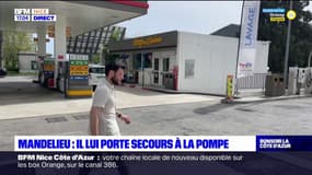 Mandelieu: un septuagénaire sauvé par un jeune homme dans une station service