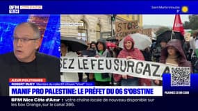 Manifestations pro-Palestine interdites par le préfet des Alpes-Maritimes: Robert Injey dénonce un "entêtement qui n'a aucun sens"