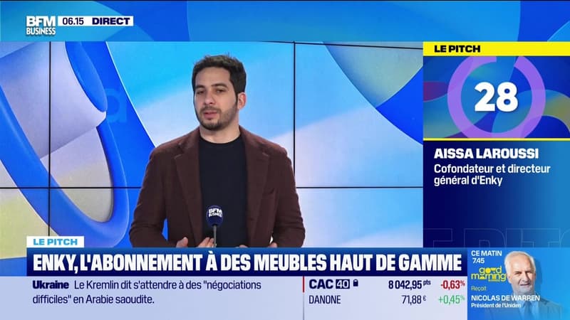 Le Pitch : Enky, l'abonnement à des meubles haut de gamme - 24/03