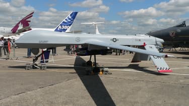 Un drone Predator au Salon du Bourget.