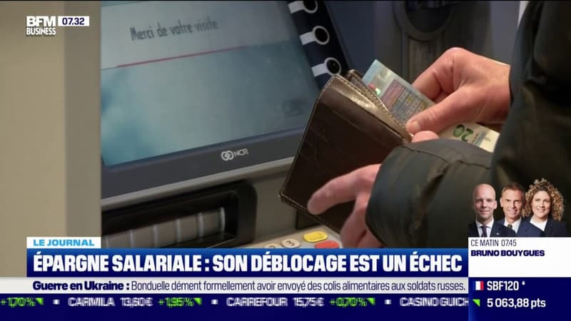 Épargne salariale: son déblocage est un échec