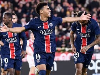 Ligue 1 - Monaco-PSG - Désiré Doué, le 18 décembre 2024