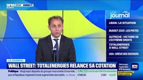 Wall Street: Totalénergies relance sa cotation
