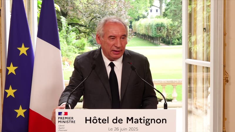 François Bayrou fait état d'