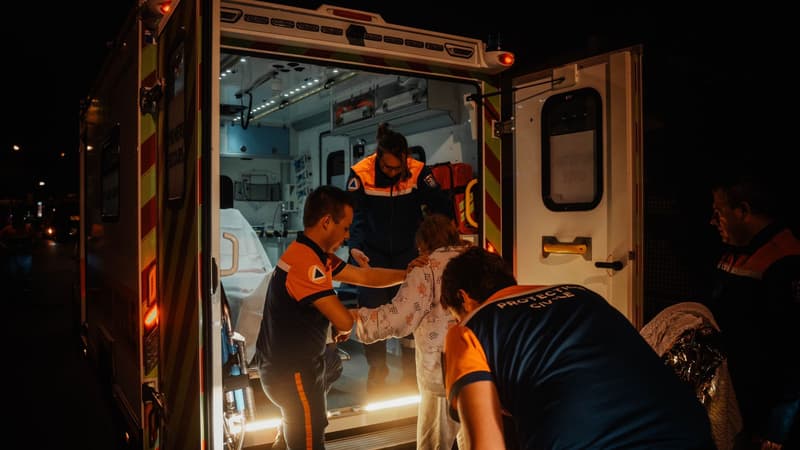 Intervention des pompiers dans une maison de retraite à Garches