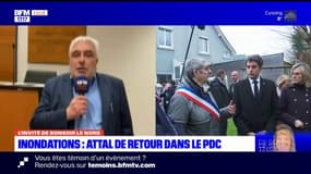 Inondations dans le Pas-de-Calais: le maire de Boulogne-sur-Mer salue la visite de Gabriel Attal dans le Boulonnais