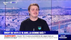 Droit de vote à 16 ans : "Le problème de l'abstention, c'est qu'on ne forme pas nos jeunes" estime Louis Boyard 