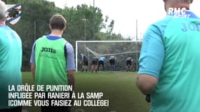 La drôle de punition infligée par Ranieri à la Samp (comme vous faisiez au collège)